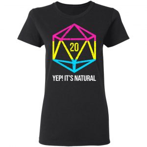 It's Natural 20 Pansexual Flag Pride LGBT Right Saying T-Shirts 17