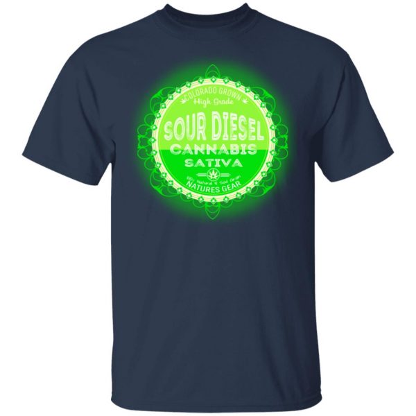 Sour Diesel Cannabis Sativa T-Shirts 3