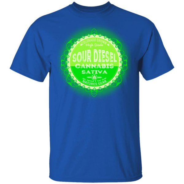 Sour Diesel Cannabis Sativa T-Shirts 4