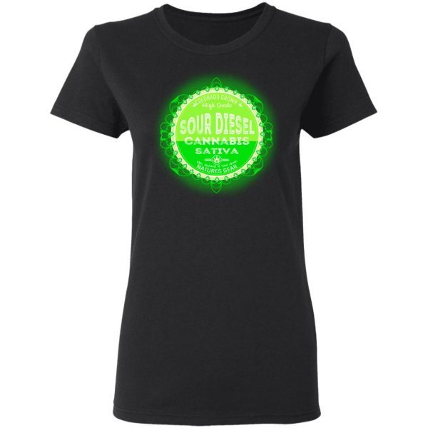 Sour Diesel Cannabis Sativa T-Shirts 5