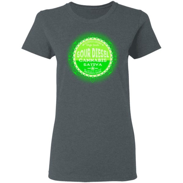 Sour Diesel Cannabis Sativa T-Shirts 6