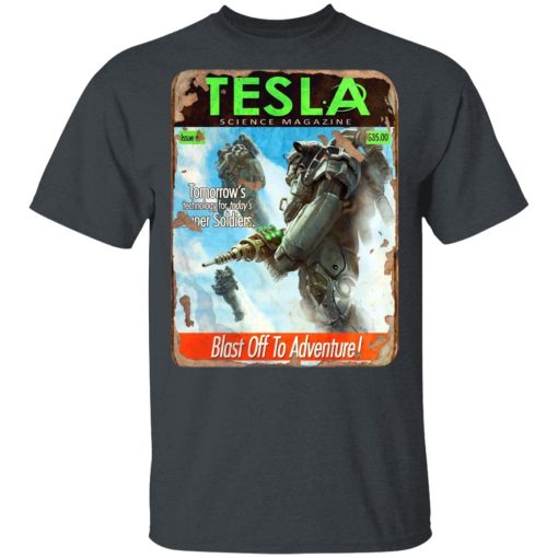 Tesla Science Magazine Blast Off To Adventure T-Shirts 2