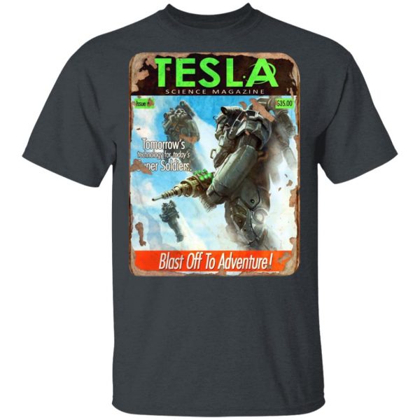 Tesla Science Magazine Blast Off To Adventure T-Shirts 2