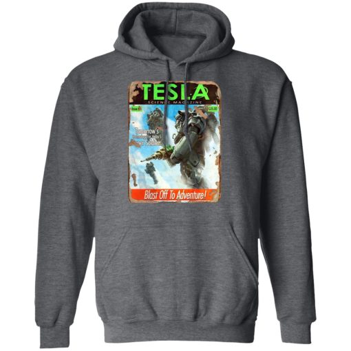 Tesla Science Magazine Blast Off To Adventure T-Shirts - Image 12