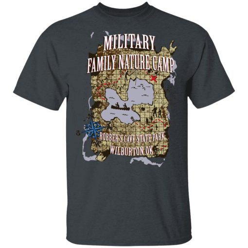 Military Family Nature Camp Robber's Cave State Park Wilburton Ok T-Shirts - Image 2