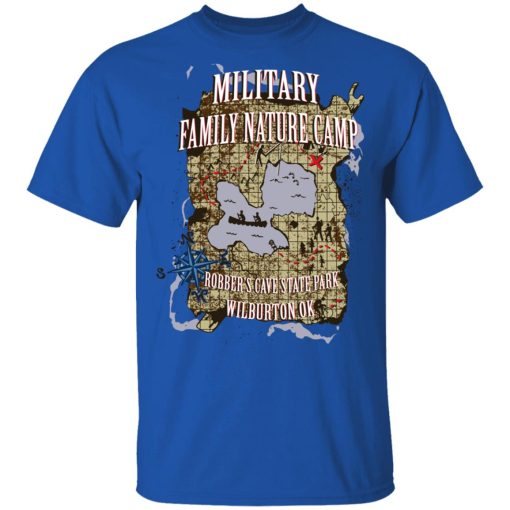 Military Family Nature Camp Robber's Cave State Park Wilburton Ok T-Shirts - Image 4