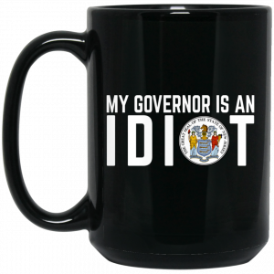 My Governor Is An Idiot New Jersey Seal Mug Coffee Mugs 2