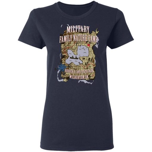 Military Family Nature Camp Robber's Cave State Park Wilburton Ok T-Shirts - Image 7