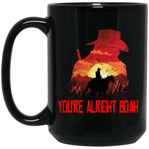 You're Alright Boah RDR2 Style Gaming Mug 2