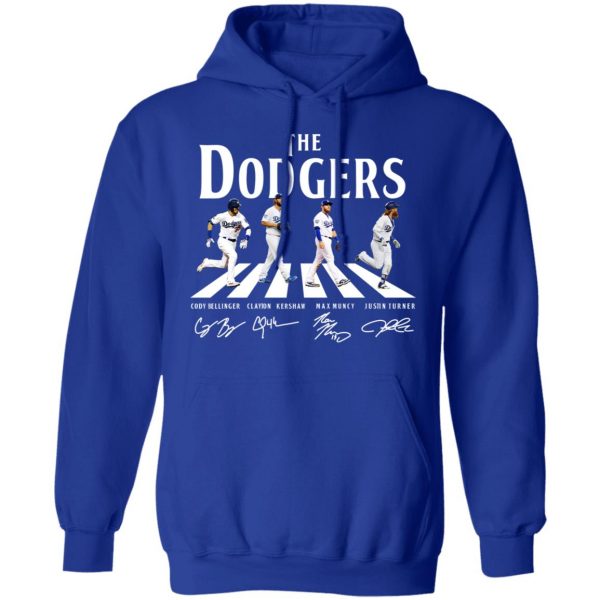 The Dodgers The Beatles Los Angeles Dodgers Signatures T-Shirts The Beatles 15