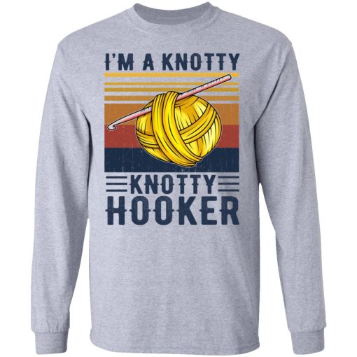 I'm A Knotty Knotty Hooker Knitting T-Shirts - Image 7