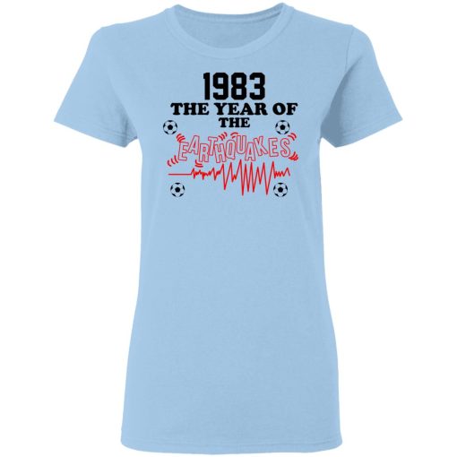 1983 The Year Of The Earthquakes San Jose Earthquakes T-Shirts 4