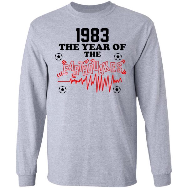 1983 The Year Of The Earthquakes San Jose Earthquakes T-Shirts 7