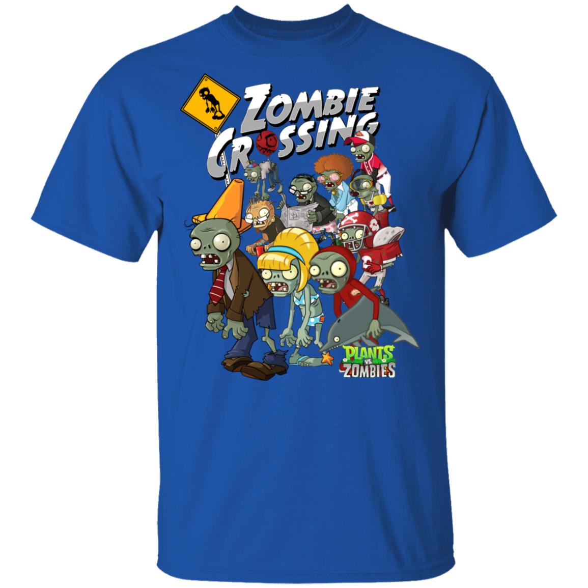 Zombie Grossing Plants vs Zombies T-Shirts