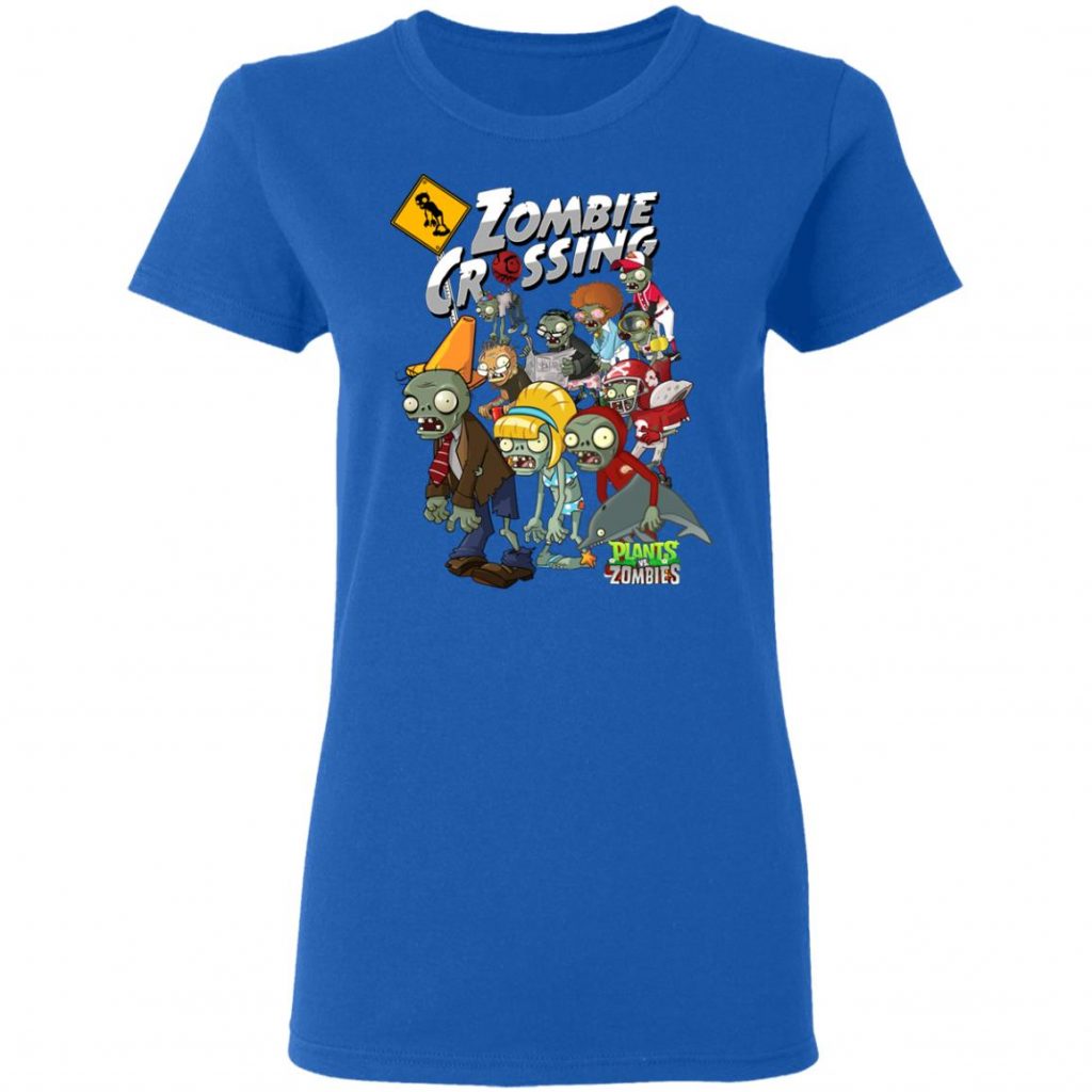 Zombie Grossing Plants vs Zombies TShirts El Real TexMex