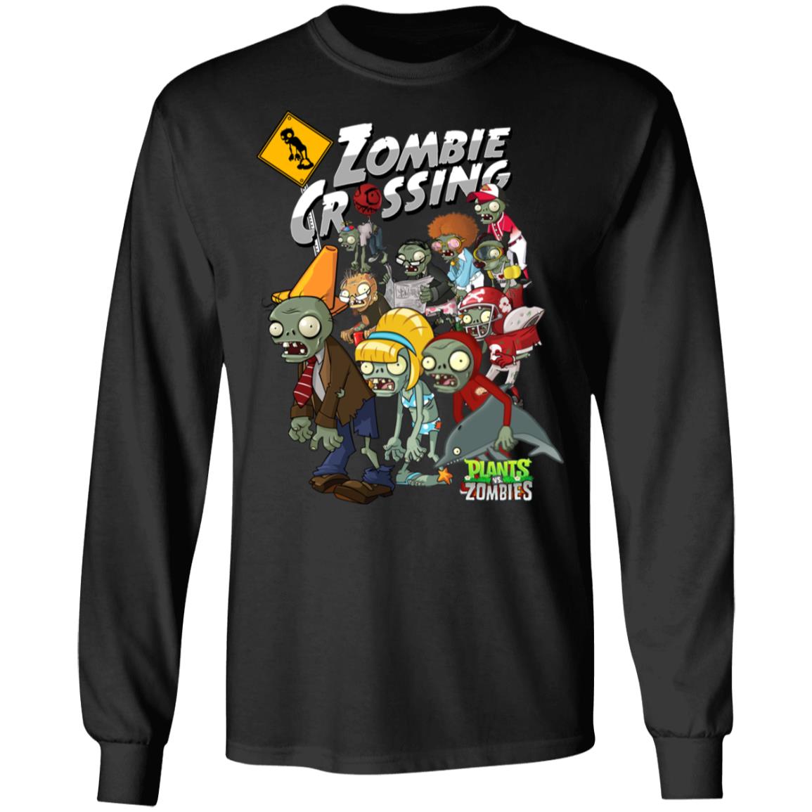 Zombie Grossing Plants vs Zombies T-Shirts, Hoodies