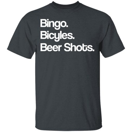 Bingo Bicycles Beer Shots T-Shirts - Image 2