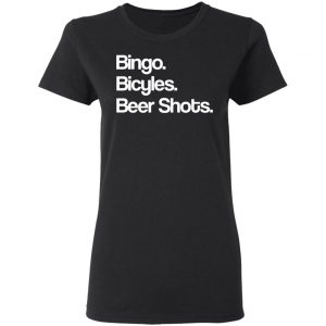 Bingo Bicycles Beer Shots T-Shirts 17