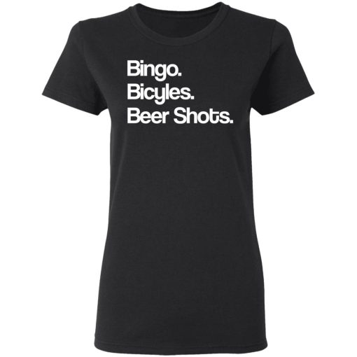 Bingo Bicycles Beer Shots T-Shirts - Image 5