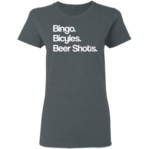 Bingo Bicycles Beer Shots T-Shirts 18