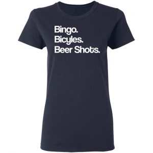 Bingo Bicycles Beer Shots T-Shirts 19