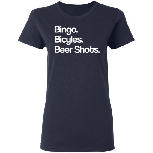 Bingo Bicycles Beer Shots T-Shirts - Image 7