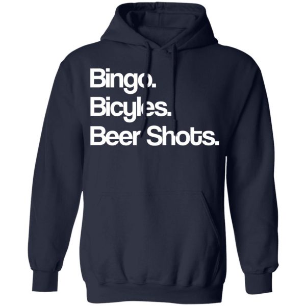 Bingo Bicycles Beer Shots T-Shirts 11