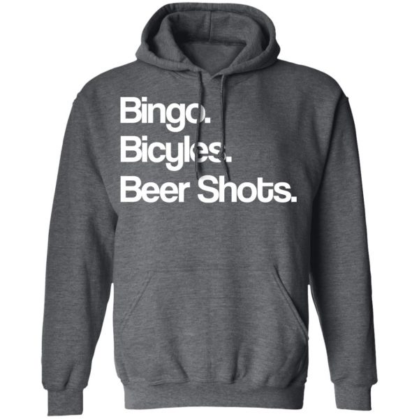 Bingo Bicycles Beer Shots T-Shirts 12