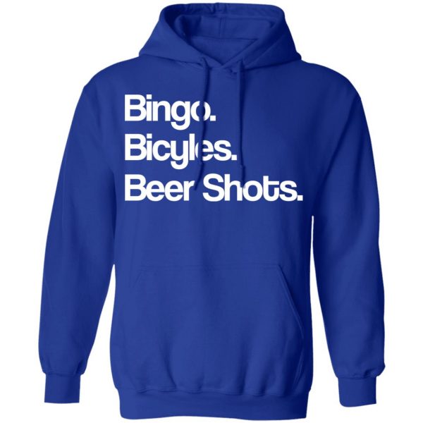 Bingo Bicycles Beer Shots T-Shirts 13