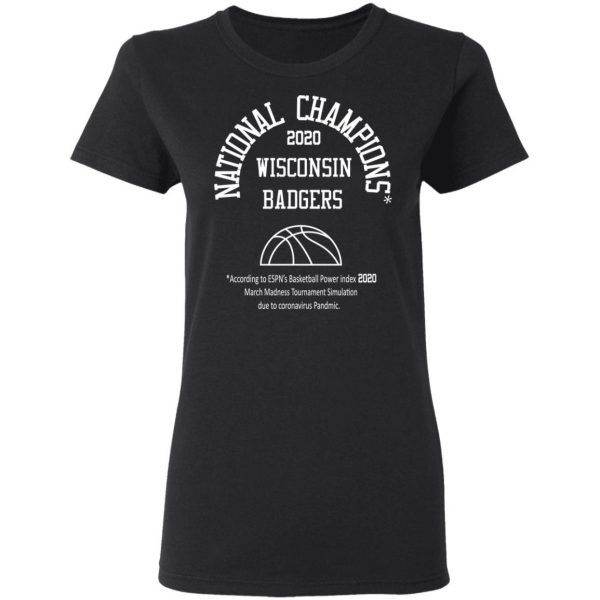National Champions 2020 Wisconsin Badgers T-Shirts 5