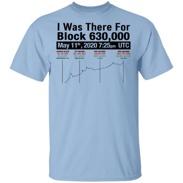I Was There For Block 630000 T-Shirts 1