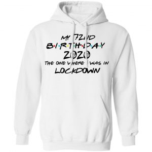 My 72nd Birthday 2020 The One Where I Was In Lockdown T-Shirts 22
