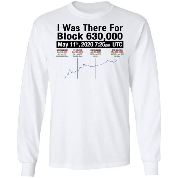I Was There For Block 630000 T-Shirts 8