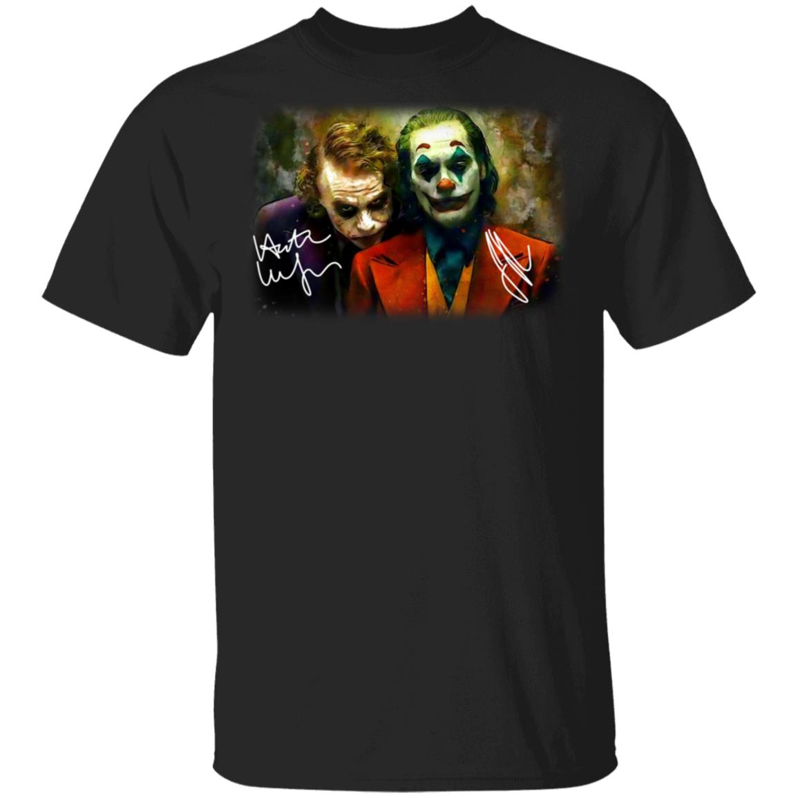 pelleten Jeg vil have acceleration Joaquin Phoenix Joker Vs Heath Ledger Joker T-Shirts | El Real Tex-Mex