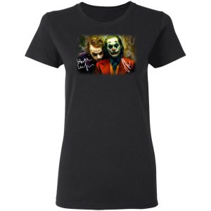 Joaquin Phoenix Joker Vs Heath Ledger Joker T-Shirts 5