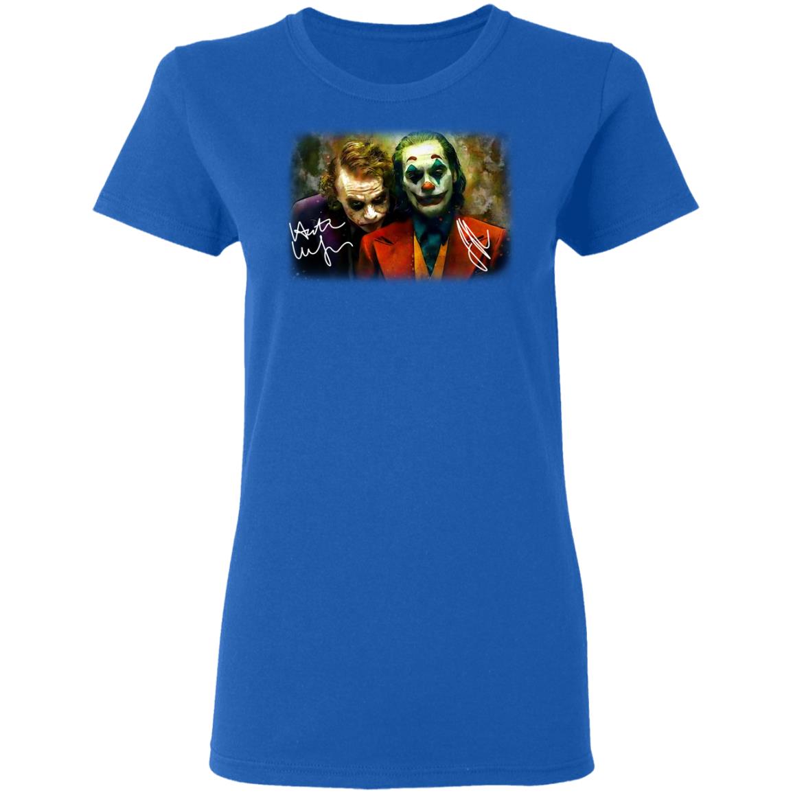 Joaquin Phoenix Joker Vs Heath Ledger Joker T Shirts El Real Tex Mex