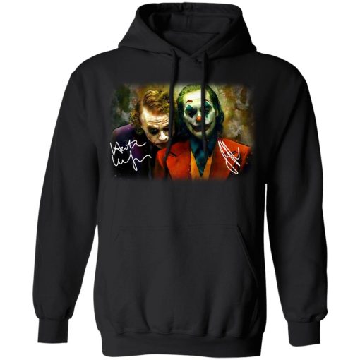 Joaquin Phoenix Joker Vs Heath Ledger Joker T-Shirts - Image 4