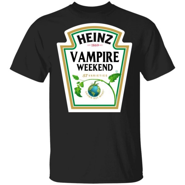 Heinz Vampire Weekend 57 Varieties 1869 T-Shirts 1