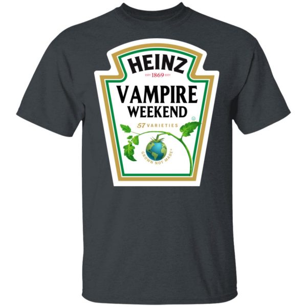 Heinz Vampire Weekend 57 Varieties 1869 T-Shirts 2