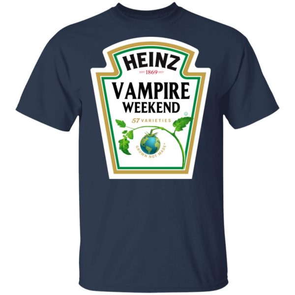 Heinz Vampire Weekend 57 Varieties 1869 T-Shirts 3