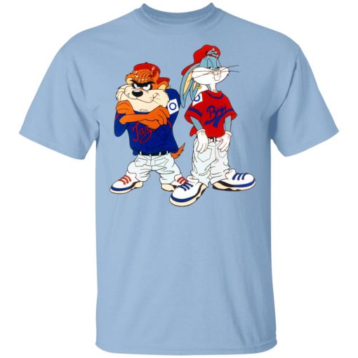 Looney Tunes Bugs Bunny and Tazmanian Devil Kris Kross T-Shirts