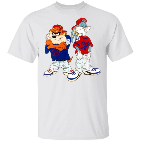 Looney Tunes Bugs Bunny and Tazmanian Devil Kris Kross T-Shirts 2