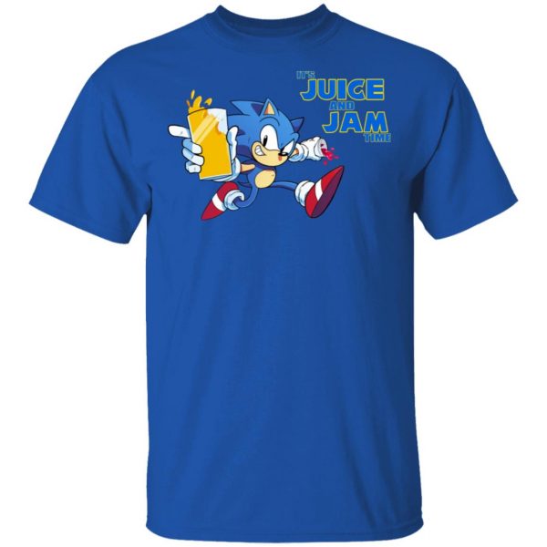 It's Juice And Jam Time Sonic T-Shirts 4
