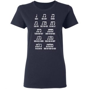 Composer Rhythm Music Gift Bach Mozart Beethoven Chopin Camiseta T-Shirts 19