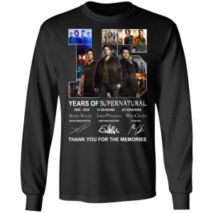 15 Years Of Supernatural Thank You For My Memories T-Shirts 21