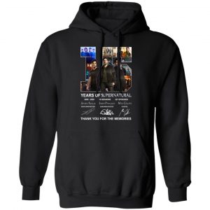 15 Years Of Supernatural Thank You For My Memories T-Shirts 22
