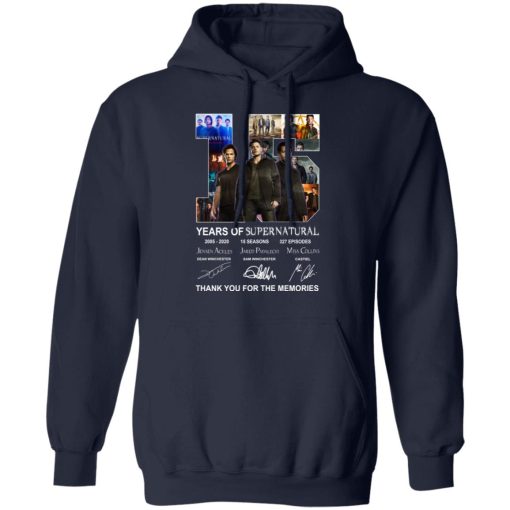 15 Years Of Supernatural Thank You For My Memories T-Shirts 11