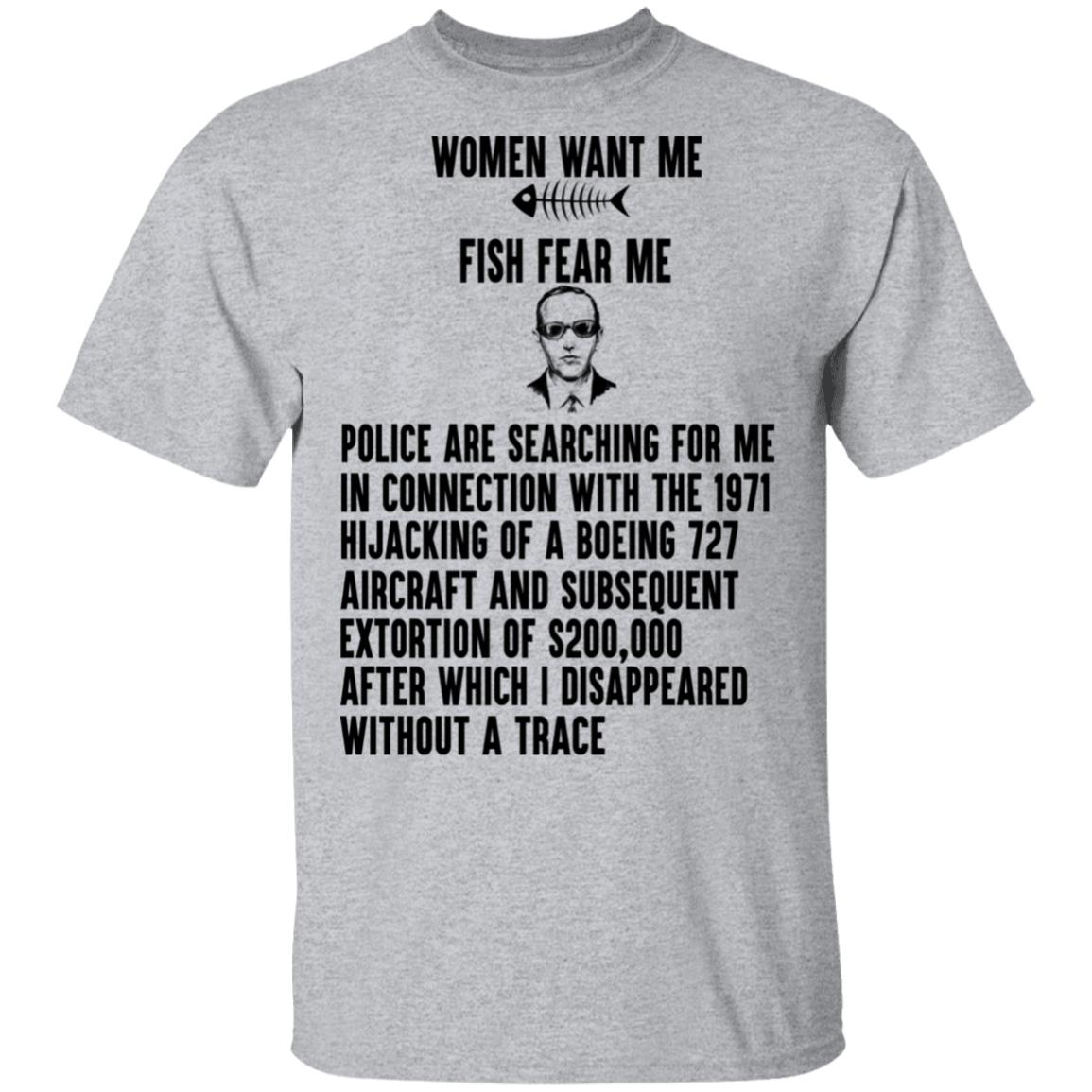 Want Me Fish Fear Me Funny Fishing T-Shirt