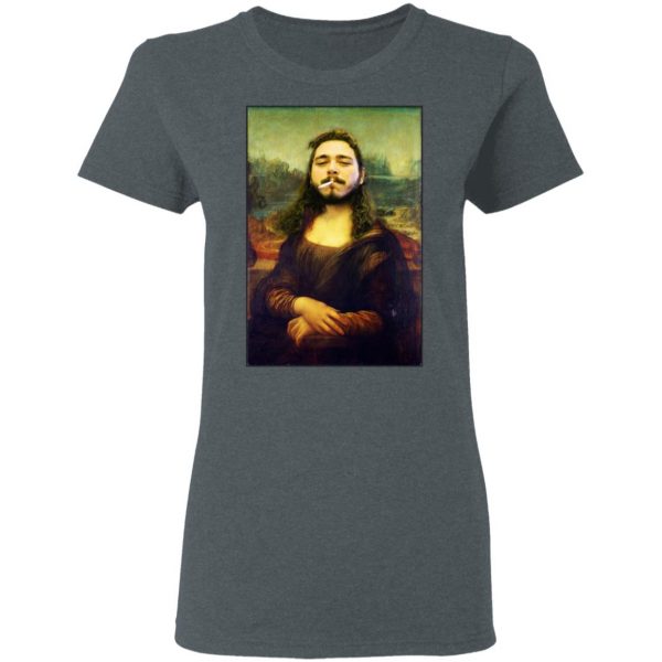Post Malone Mona Lisa Smoking T-Shirts 6