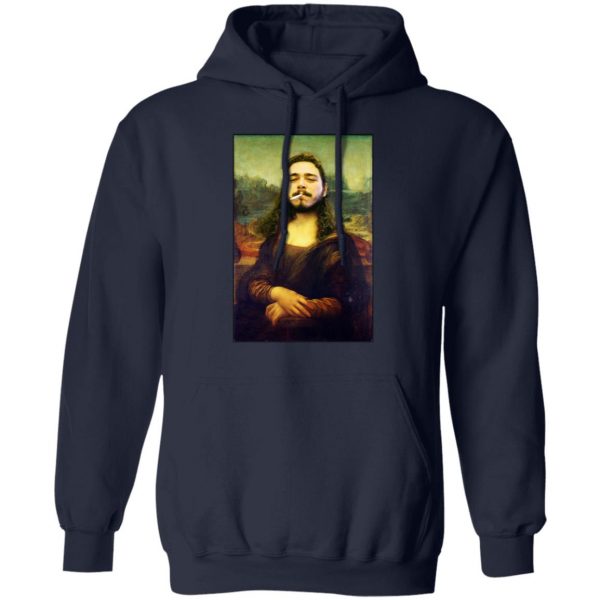 Post Malone Mona Lisa Smoking T-Shirts 11